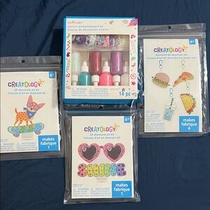 🆕Creatology art diamond and unicorn embellishment kits